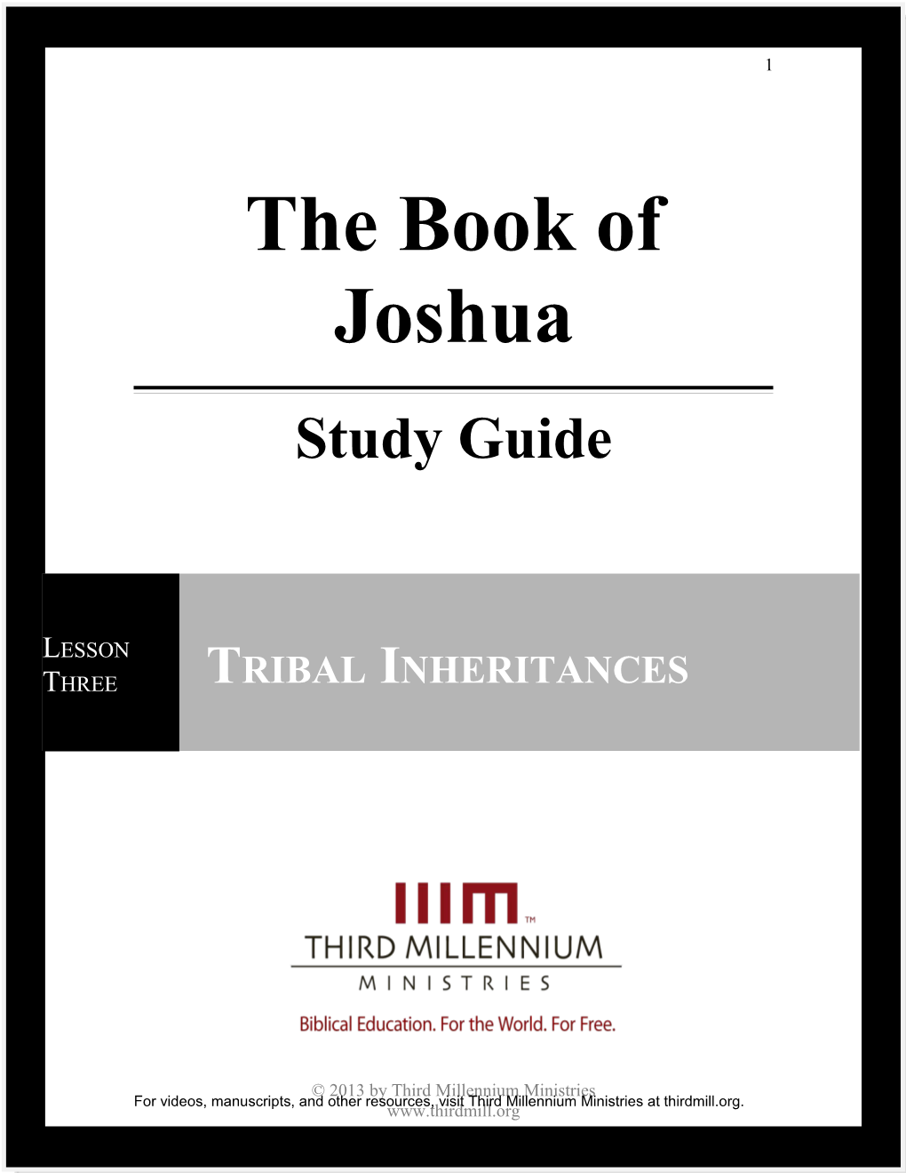 The Book of Joshua s2