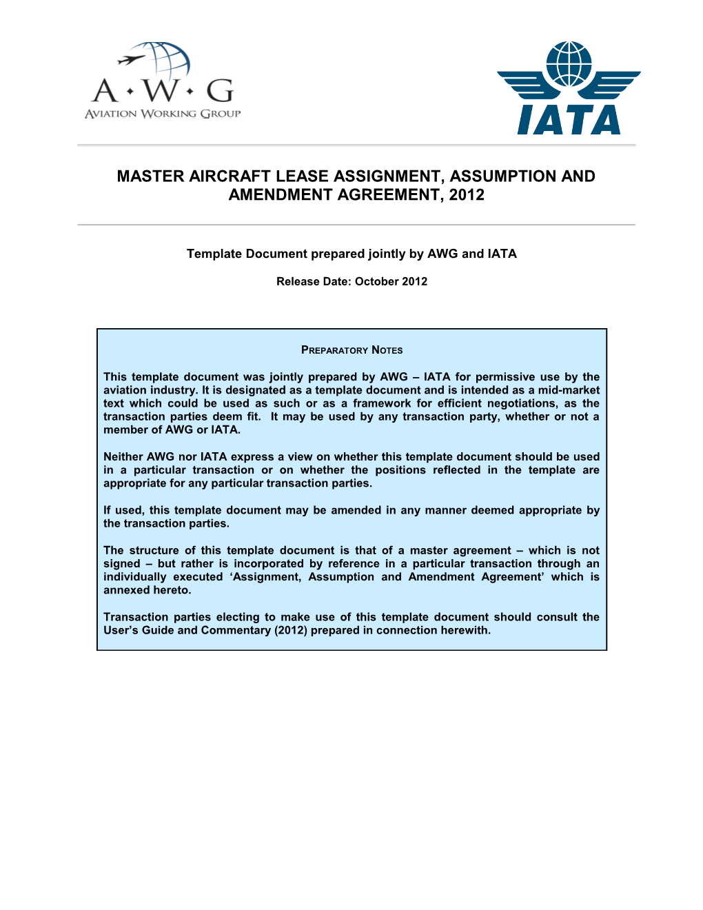 Ny-Master-Aircraft-Lease-Assignment-Assumption-And-Amendment-Agreement