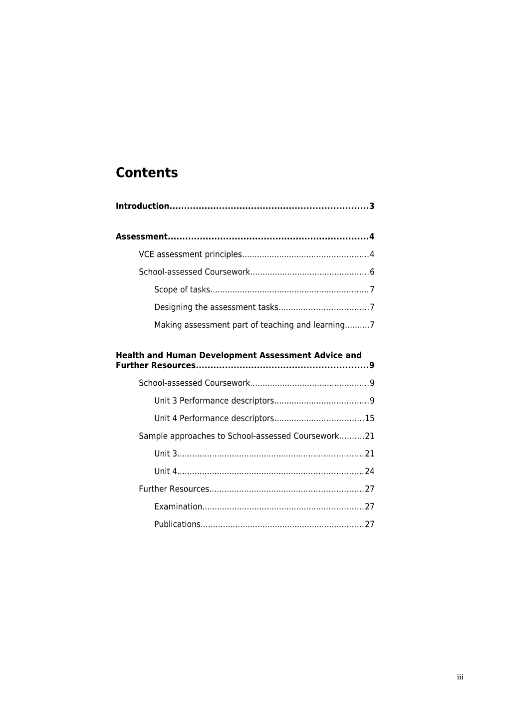 VCE Health and Human Development Assessment Handbook 2010-2013