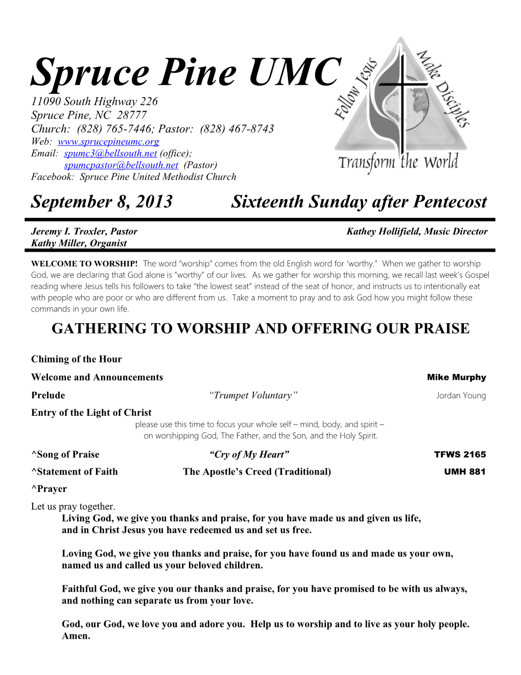 Spruce Pine UMC