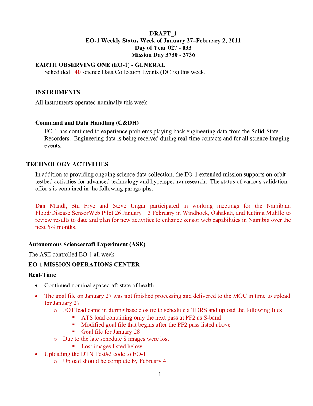 EO-1 Status Week of Jan 20-26, 2001 s17