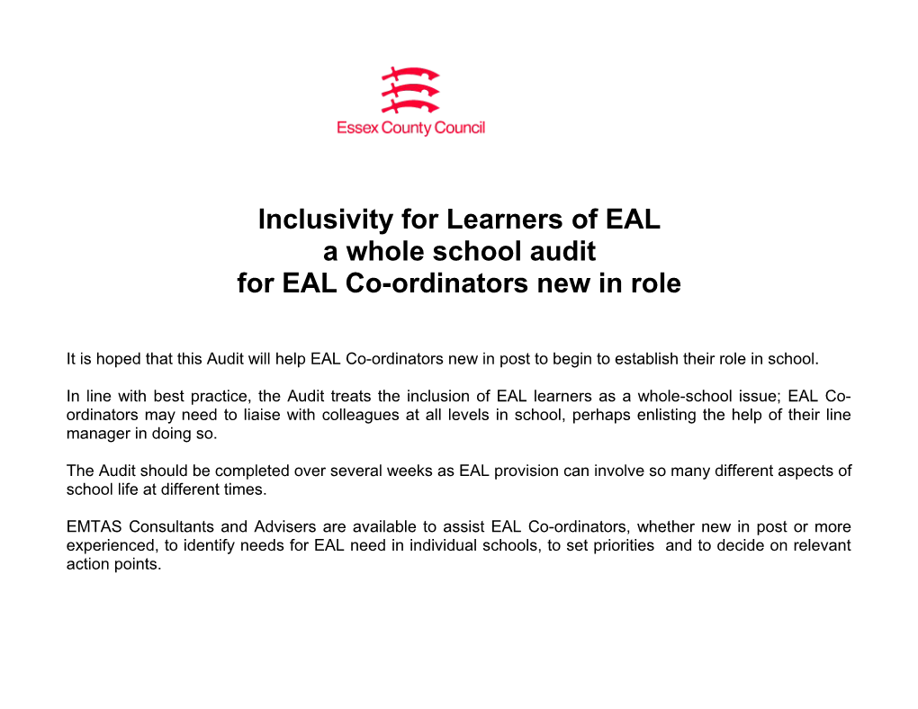 Inclusivity for Learners of EAL s1
