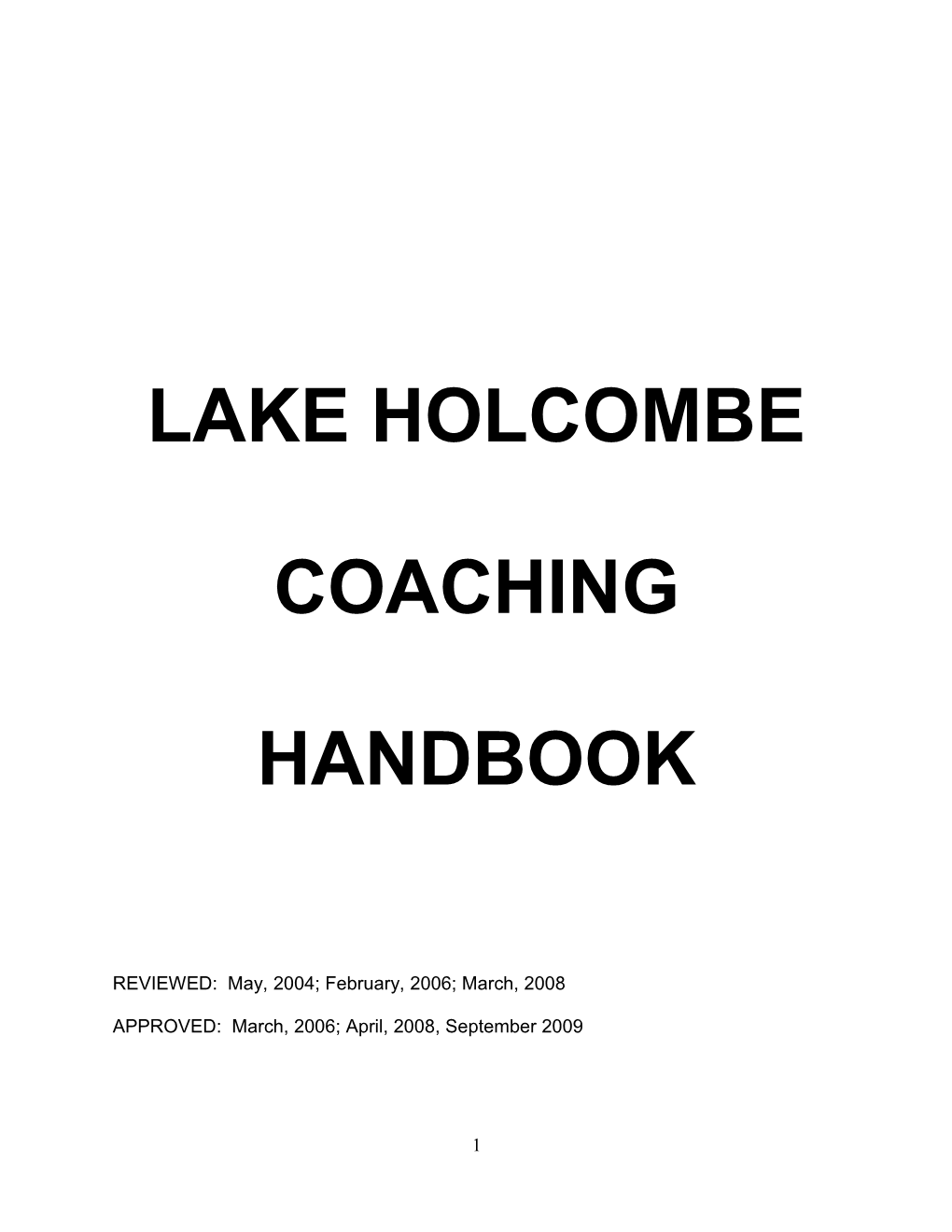 Lake Holcombe