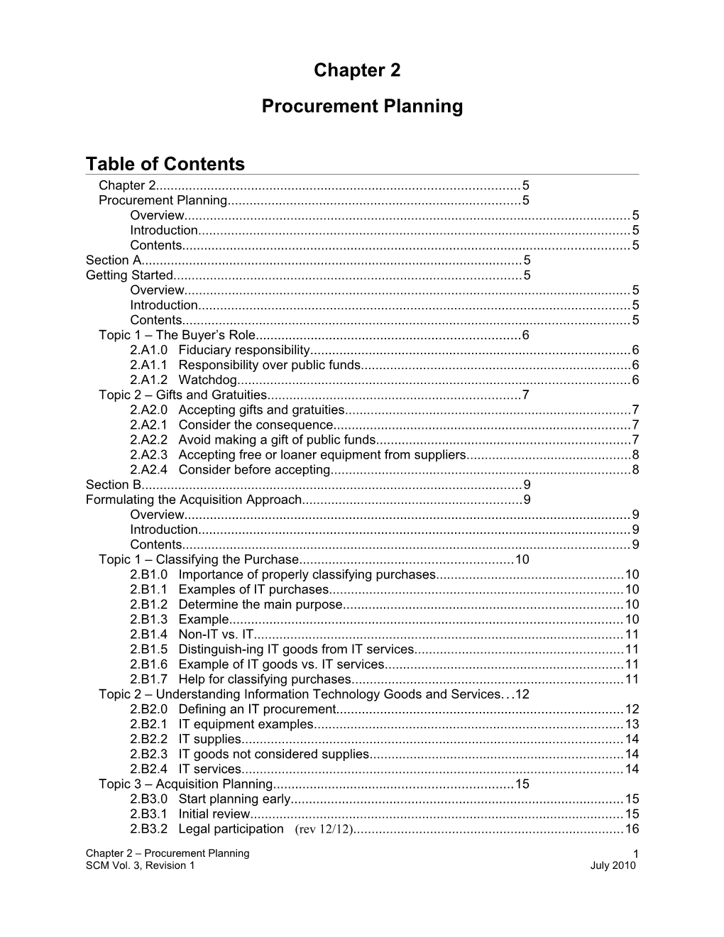 Chapter 2 Procurement Planning s1