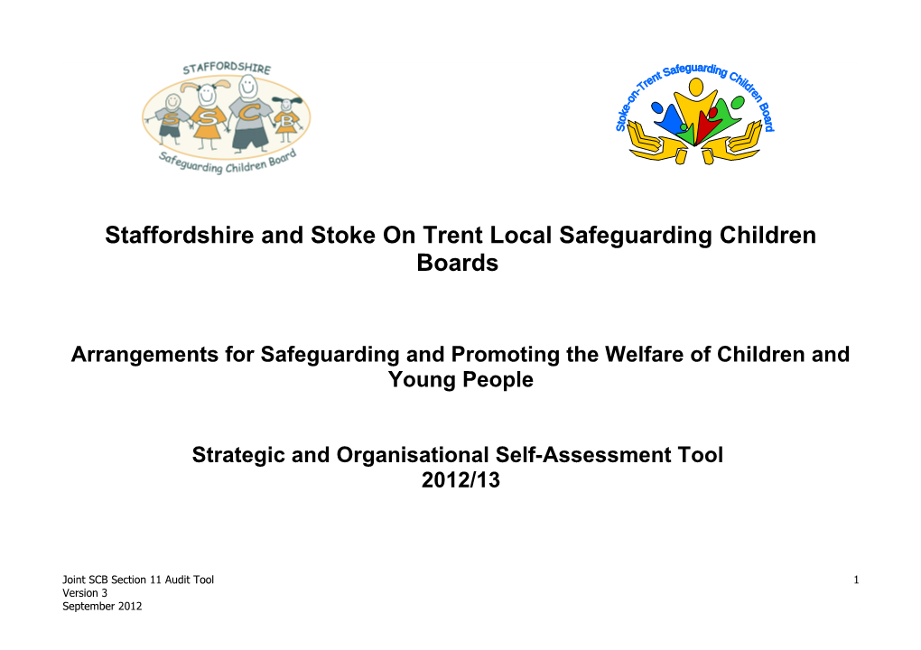 Report to the Stoke on Trent Safeguarding Children Board Meeting on the 14Th March 2007