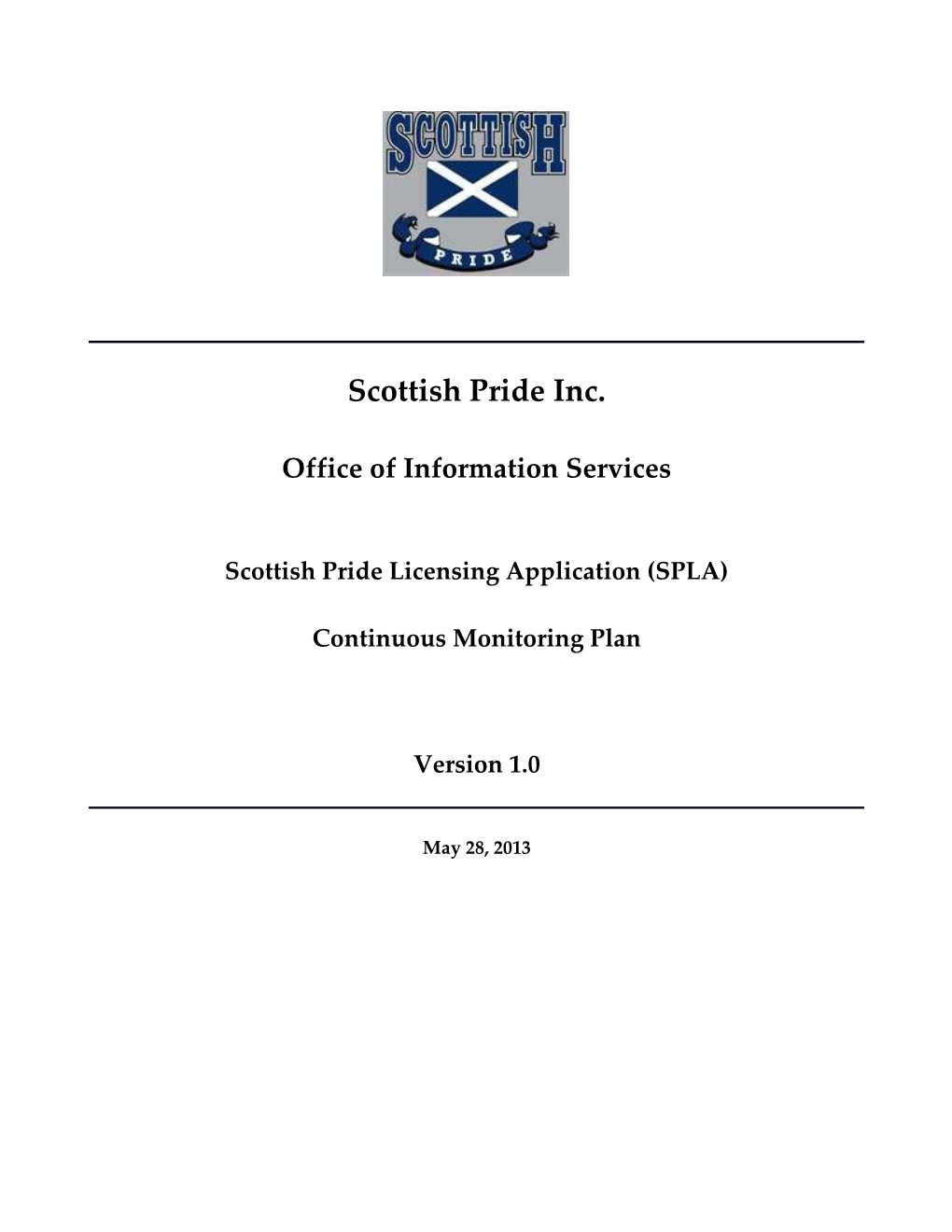 SPLA Continuous Monitoring Plan