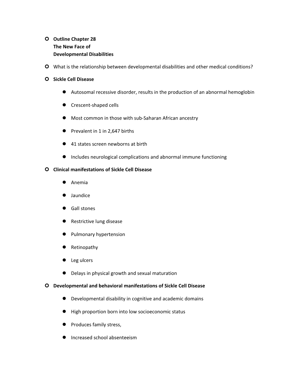 What Is the Relationship Between Developmental Disabilities and Other Medical Conditions?