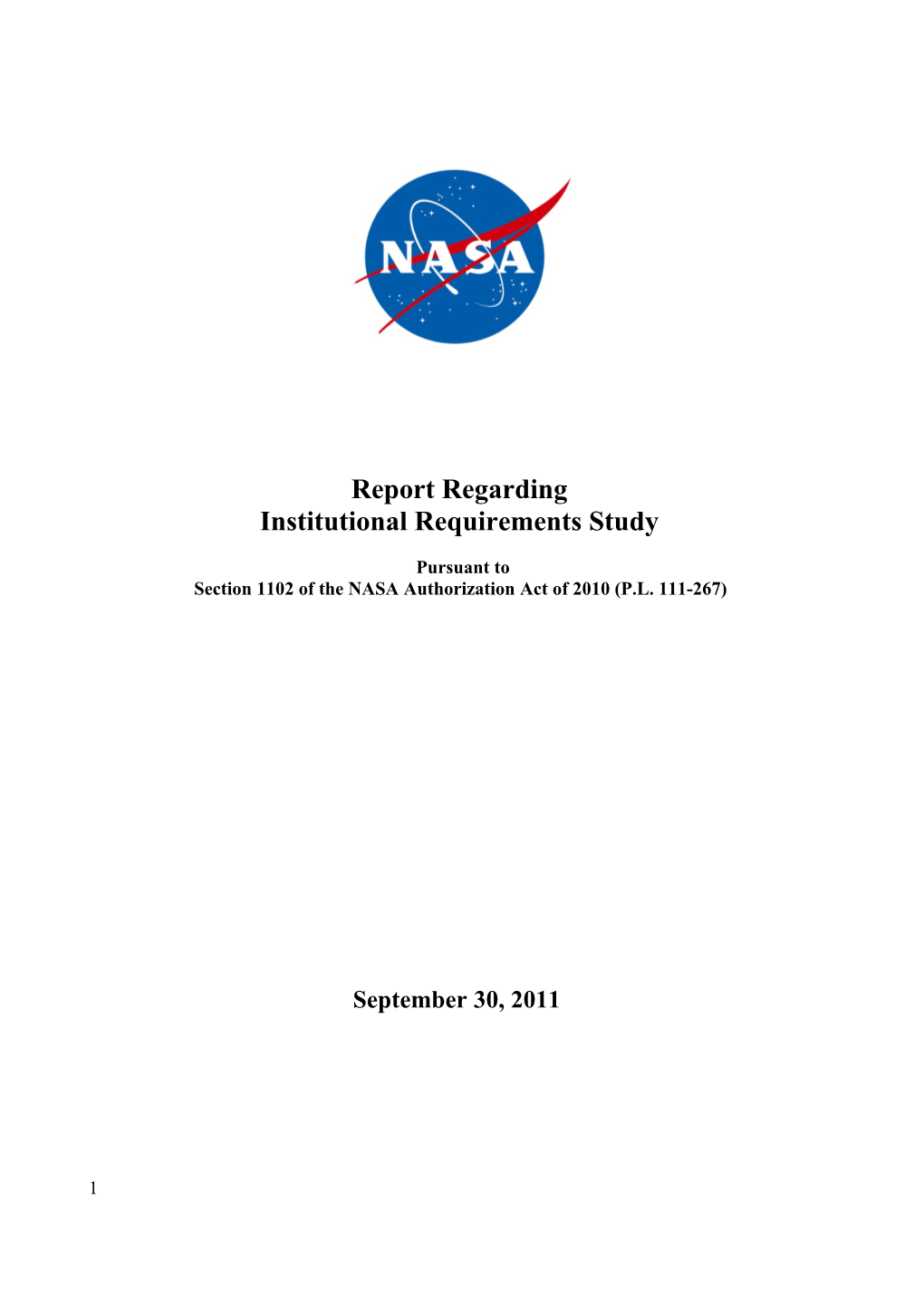 NASA Facilities Master Planning Program Manager