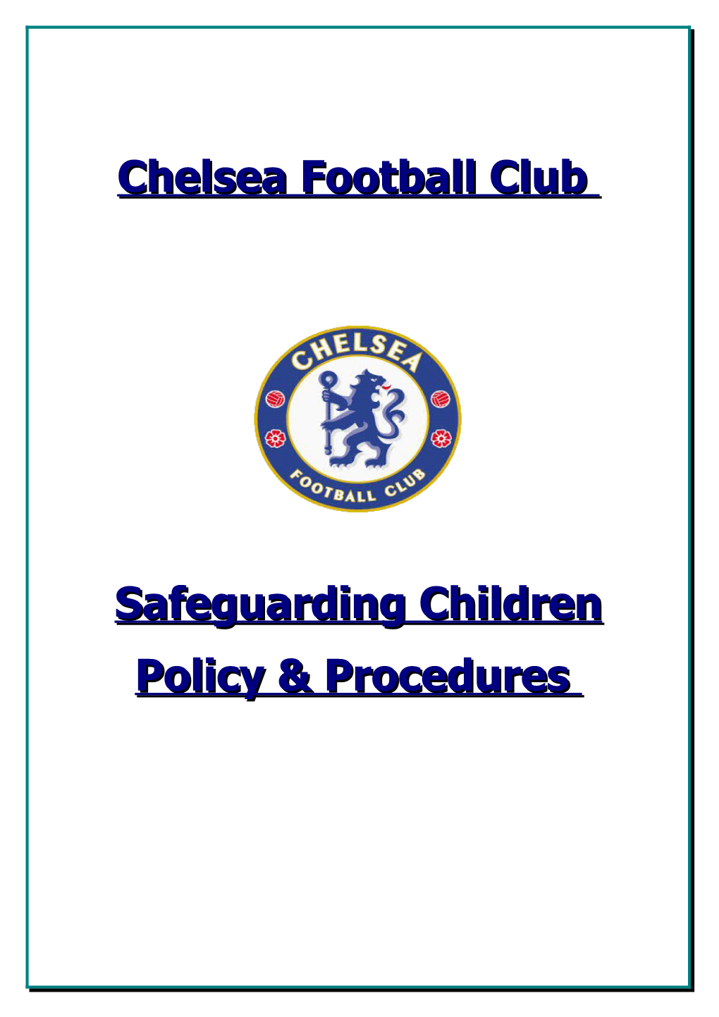 Chelsea Football Club s1