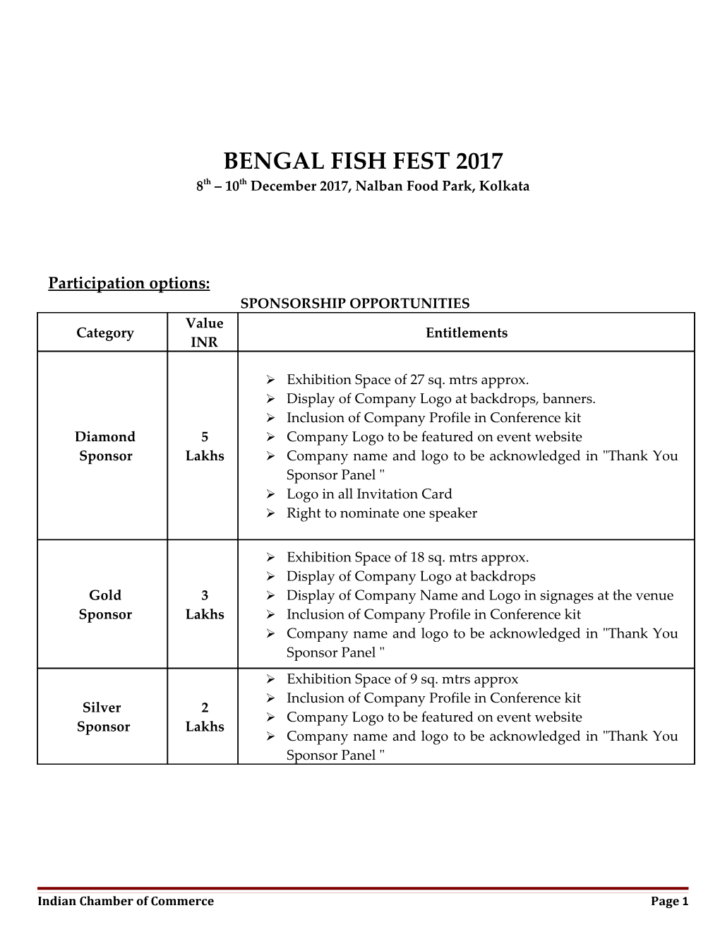 Bengal Fish Fest 2017