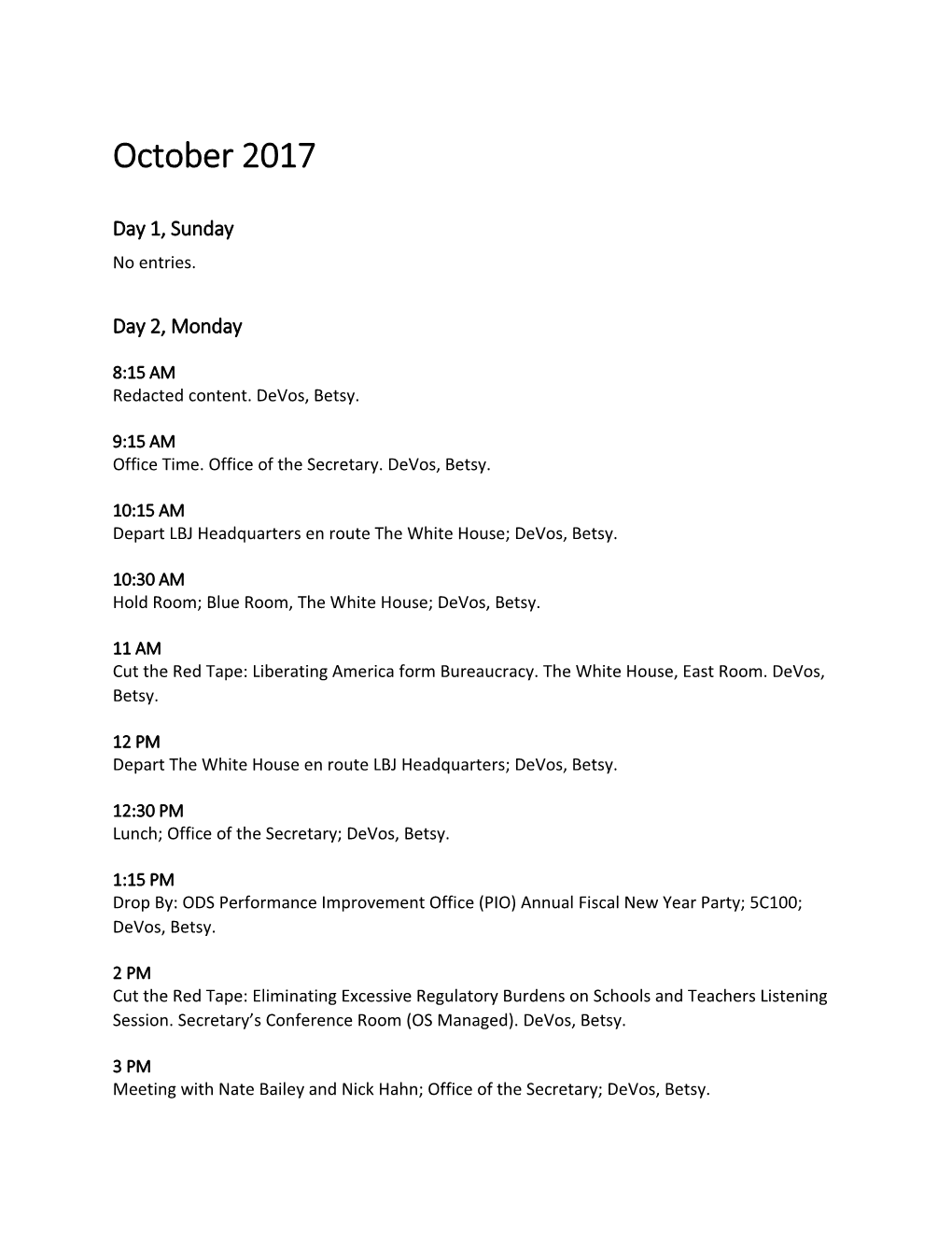 October 2017 - Devos Calendar Redacted (MS Word)