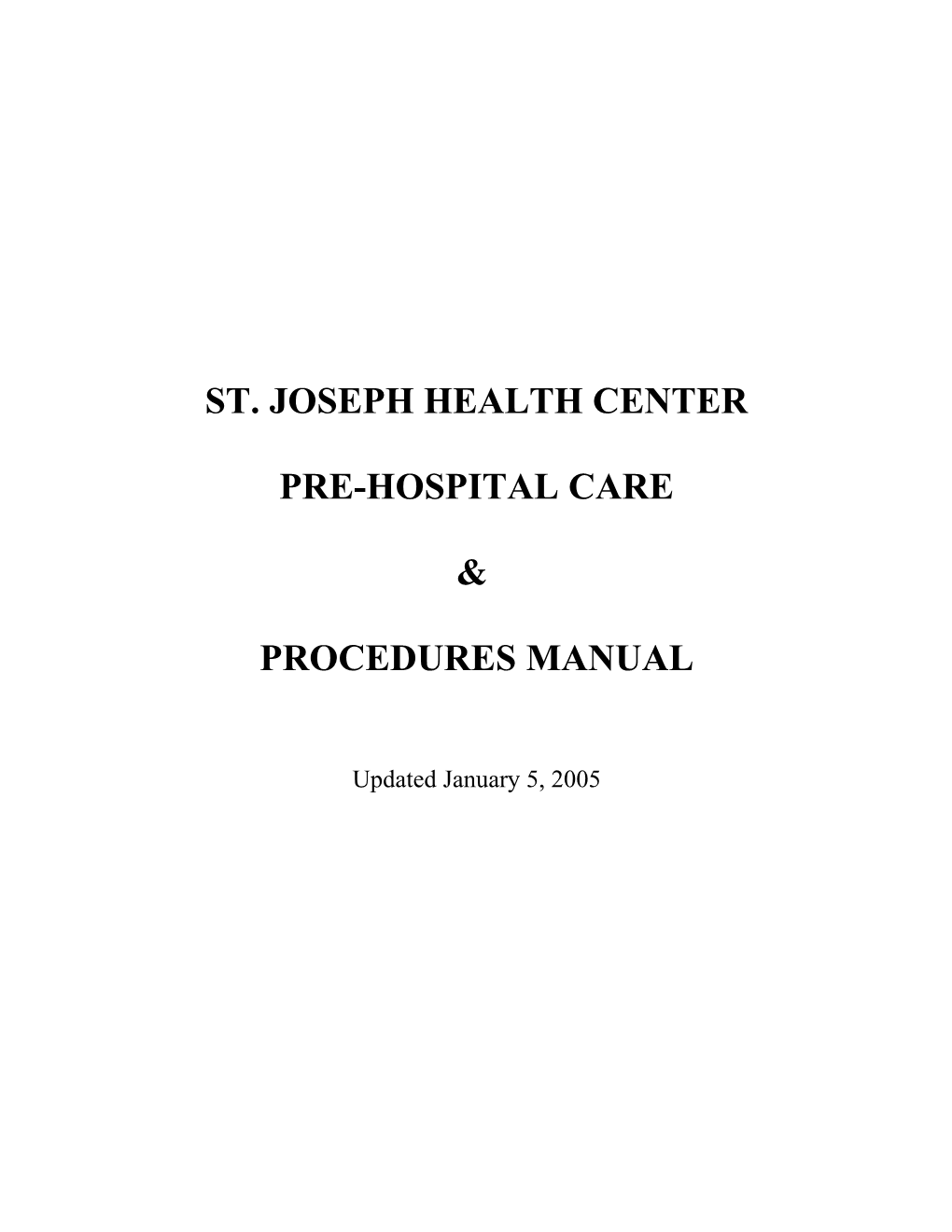 St. Joseph Health Center