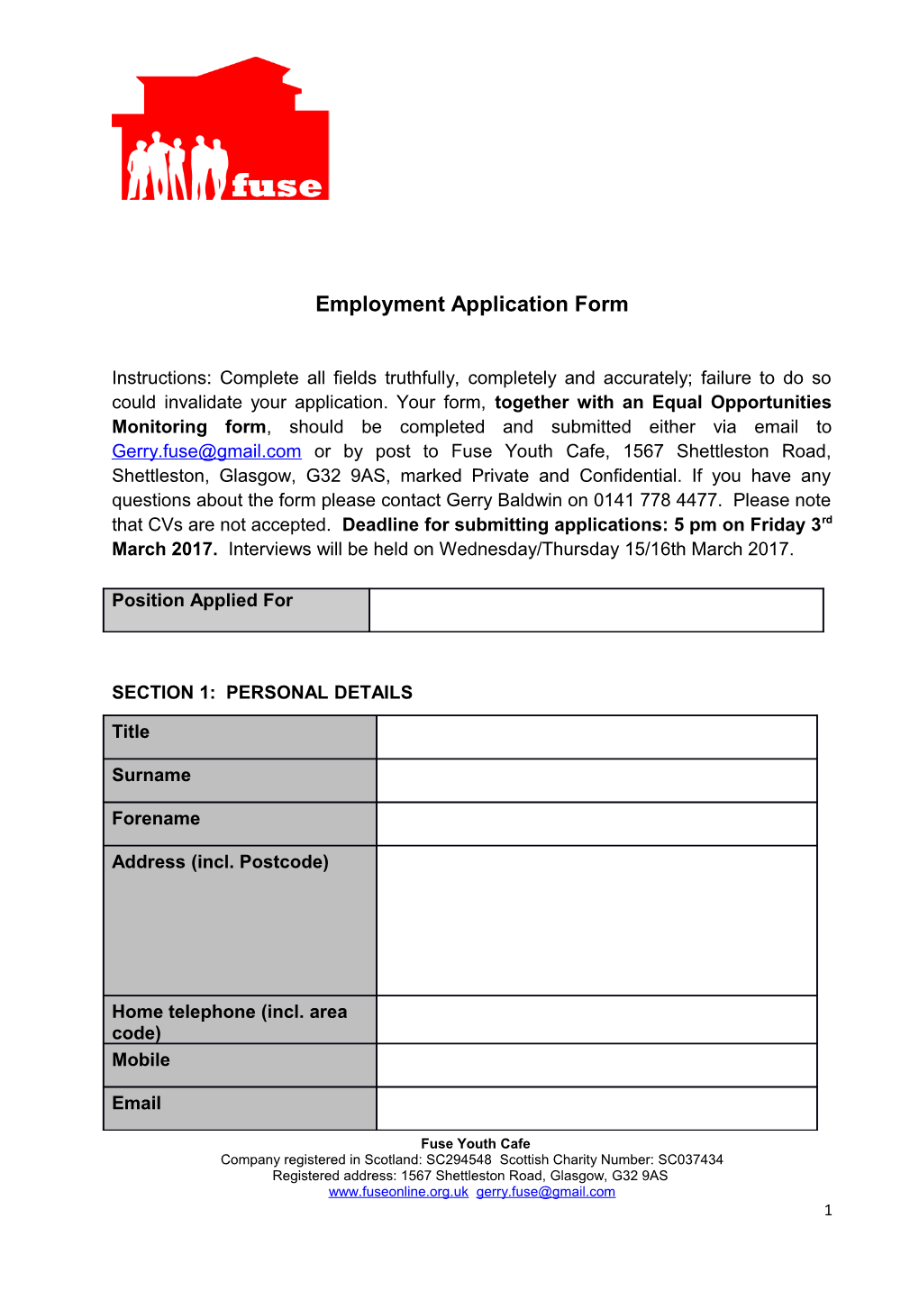 Employment Application Form s15