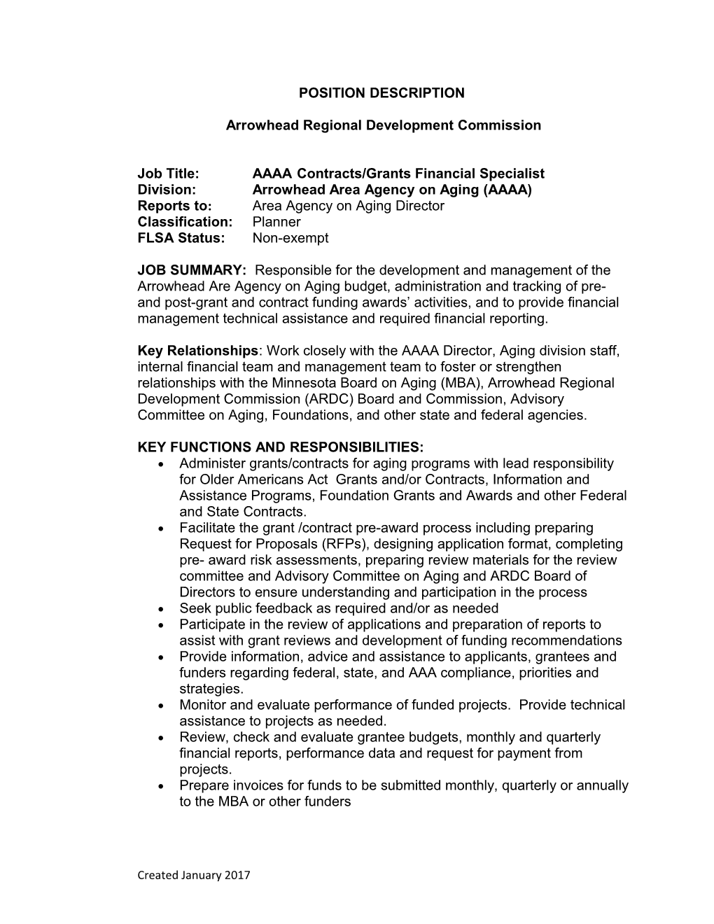 Arrowhead Regional Development Commission