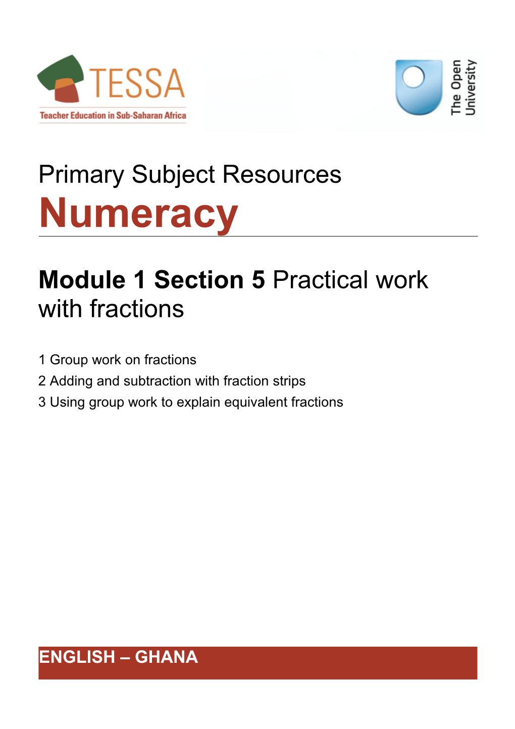 Module 1: Investigating Number and Pattern s2