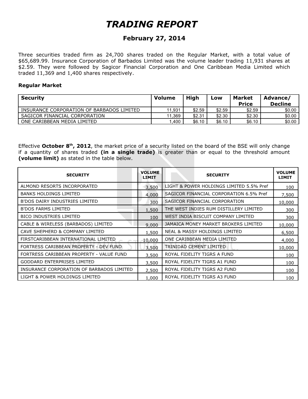 Trading Report s44