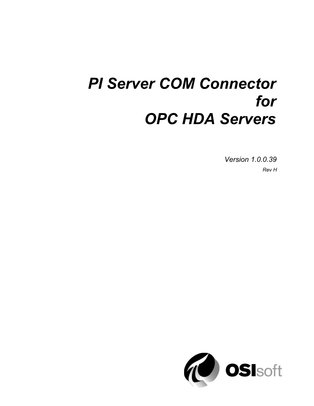 PI OPC HDA COM Connector