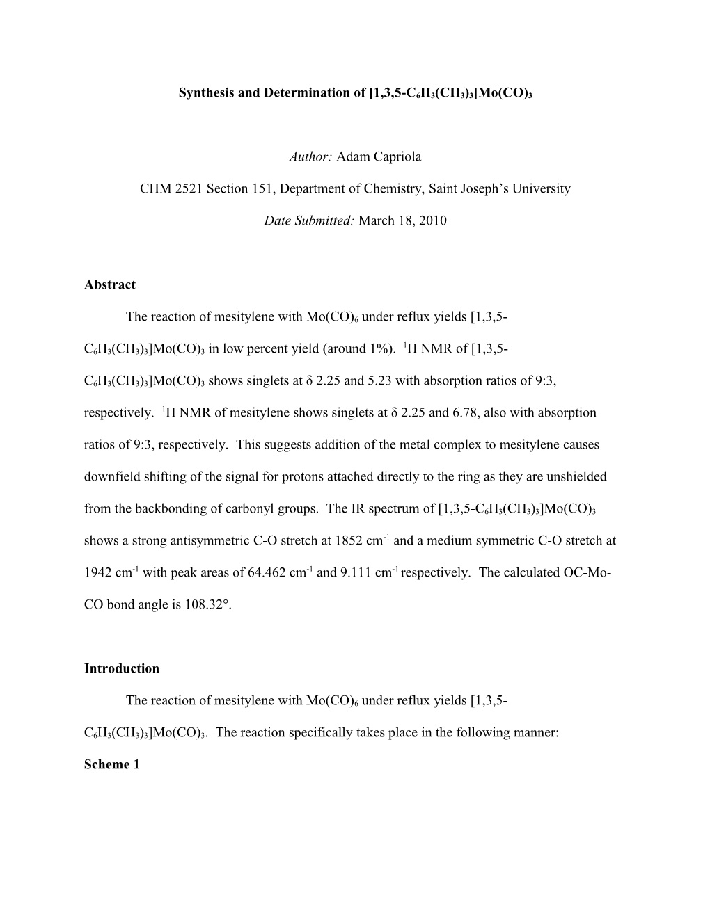 Synthesis and Determination of Polypyrazolylborates