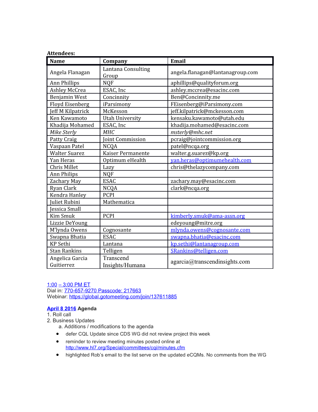 Defer CQL Update Since CDS WG Did Not Review Project This Week