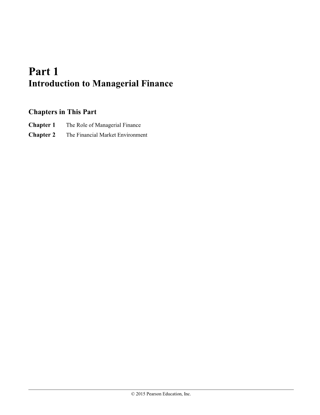 From 1: the Role of Managerial Finance 11