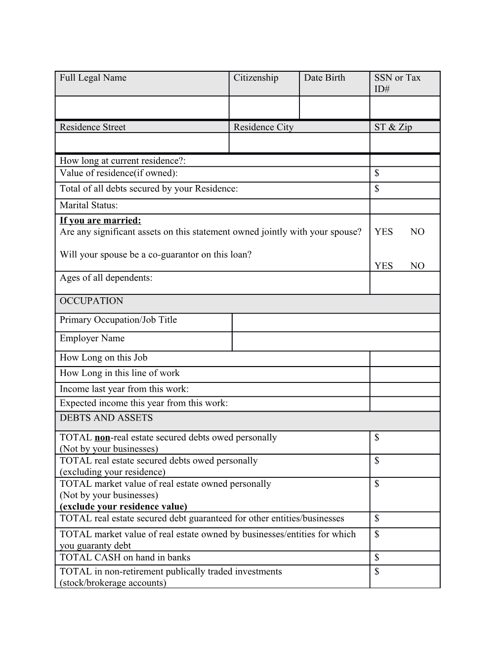 Customer Disclosure, Certification, and Acknowledgement