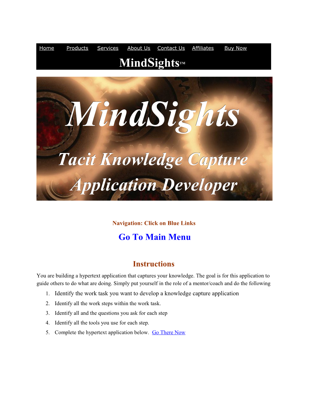 Mindsights Knowledge Application Developer