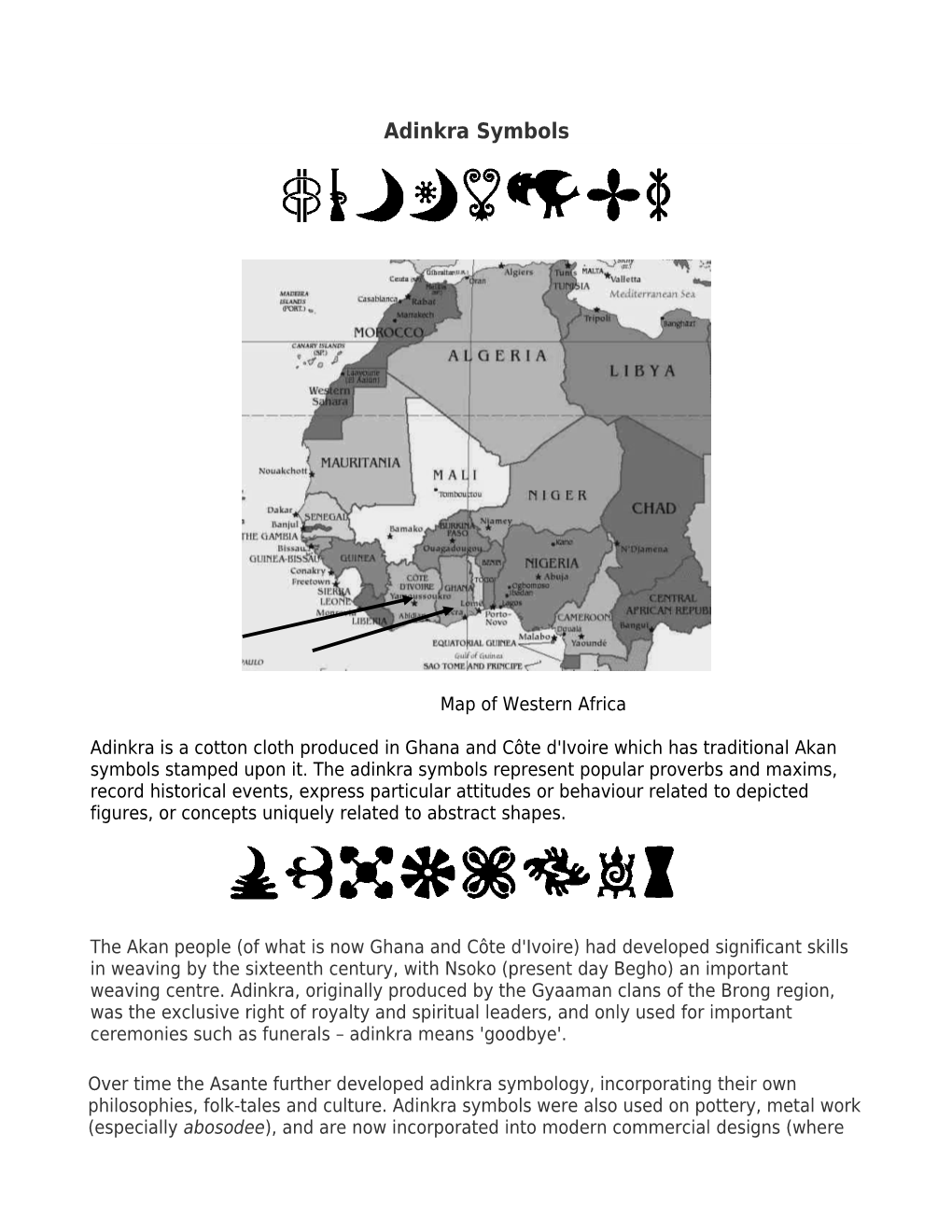 The Origin and Meaning of Adinkra Symbols