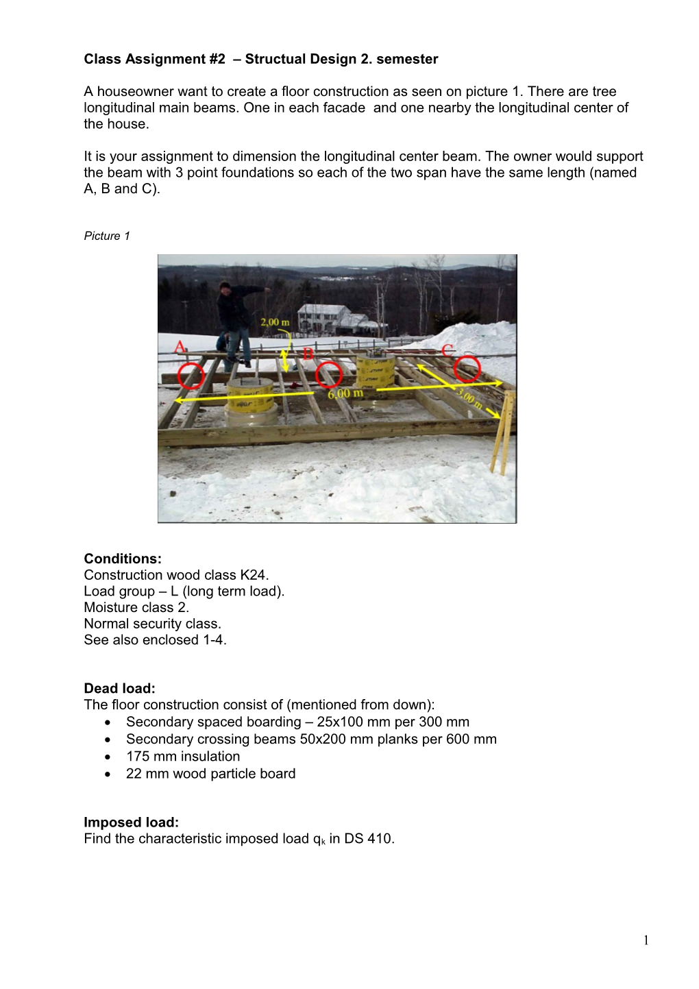 Class Assignment #2 Structual Design 2. Semester