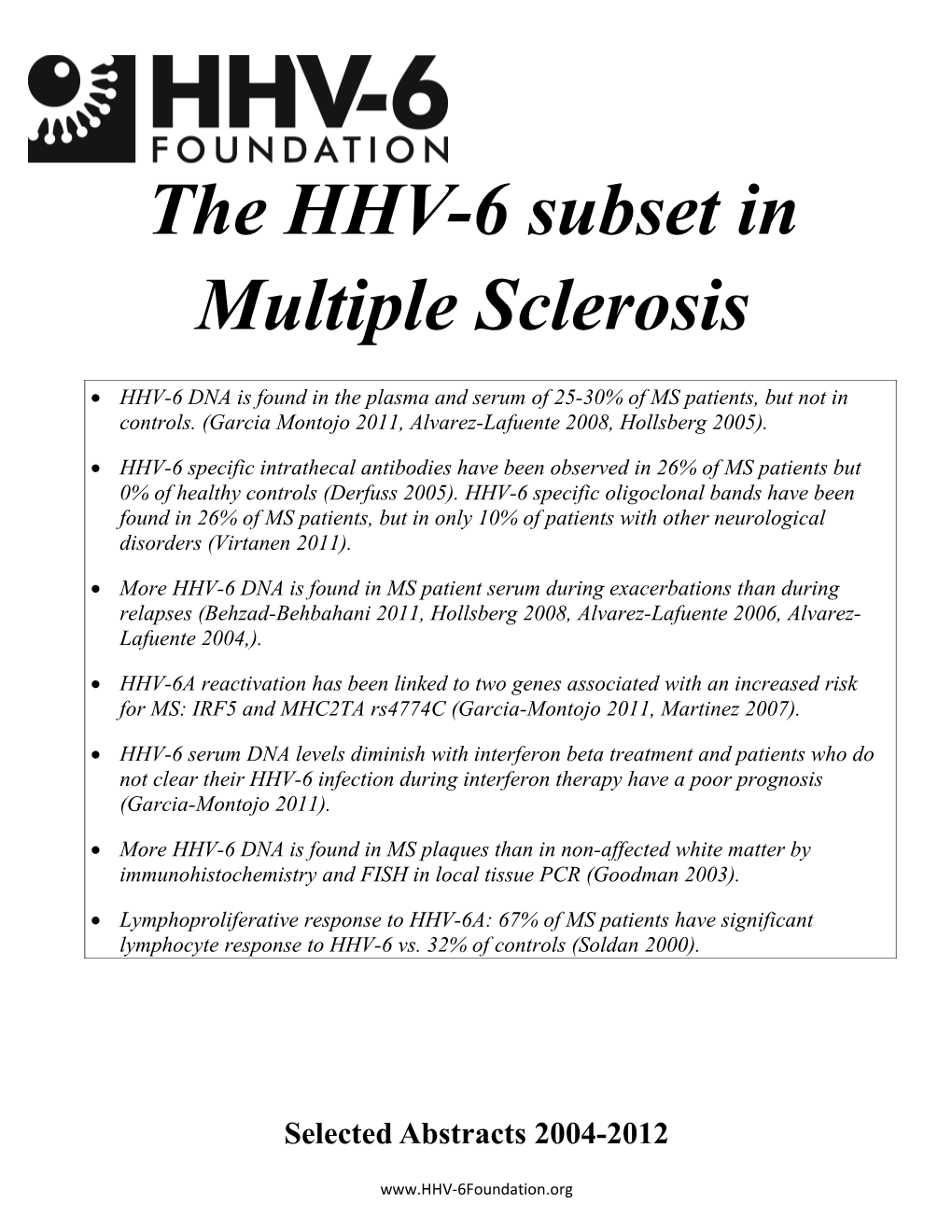 The HHV-6 Subset In