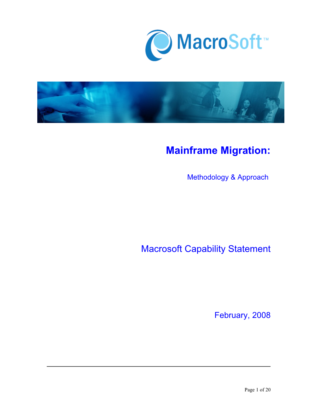 Mainframe Migration