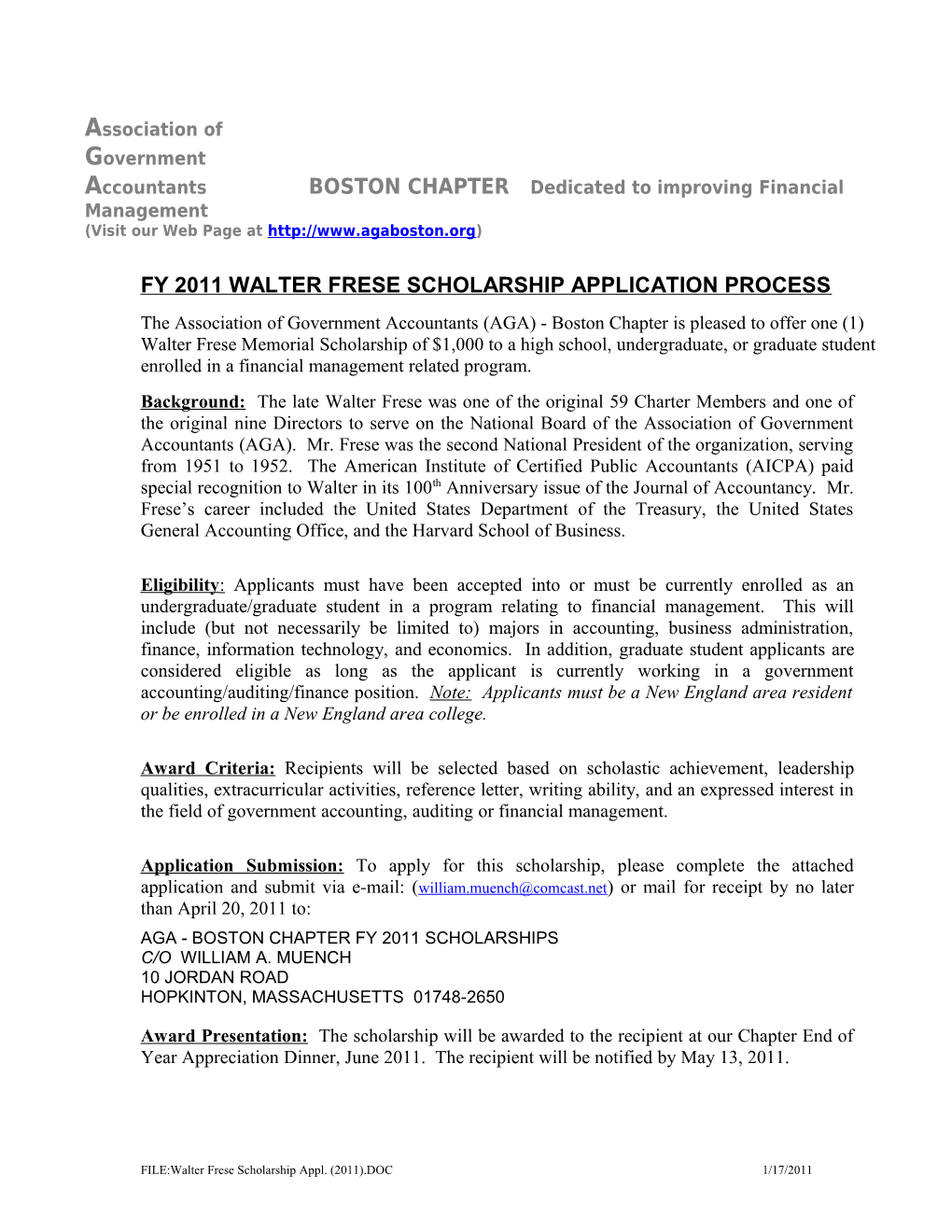 Accountantsboston CHAPTER Dedicated to Improving Financial Management