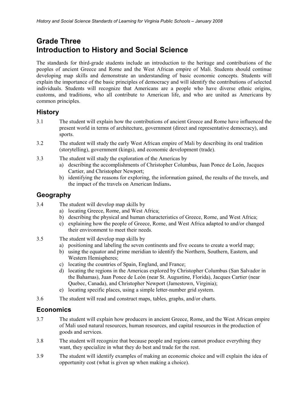 Introduction to History and Social Science