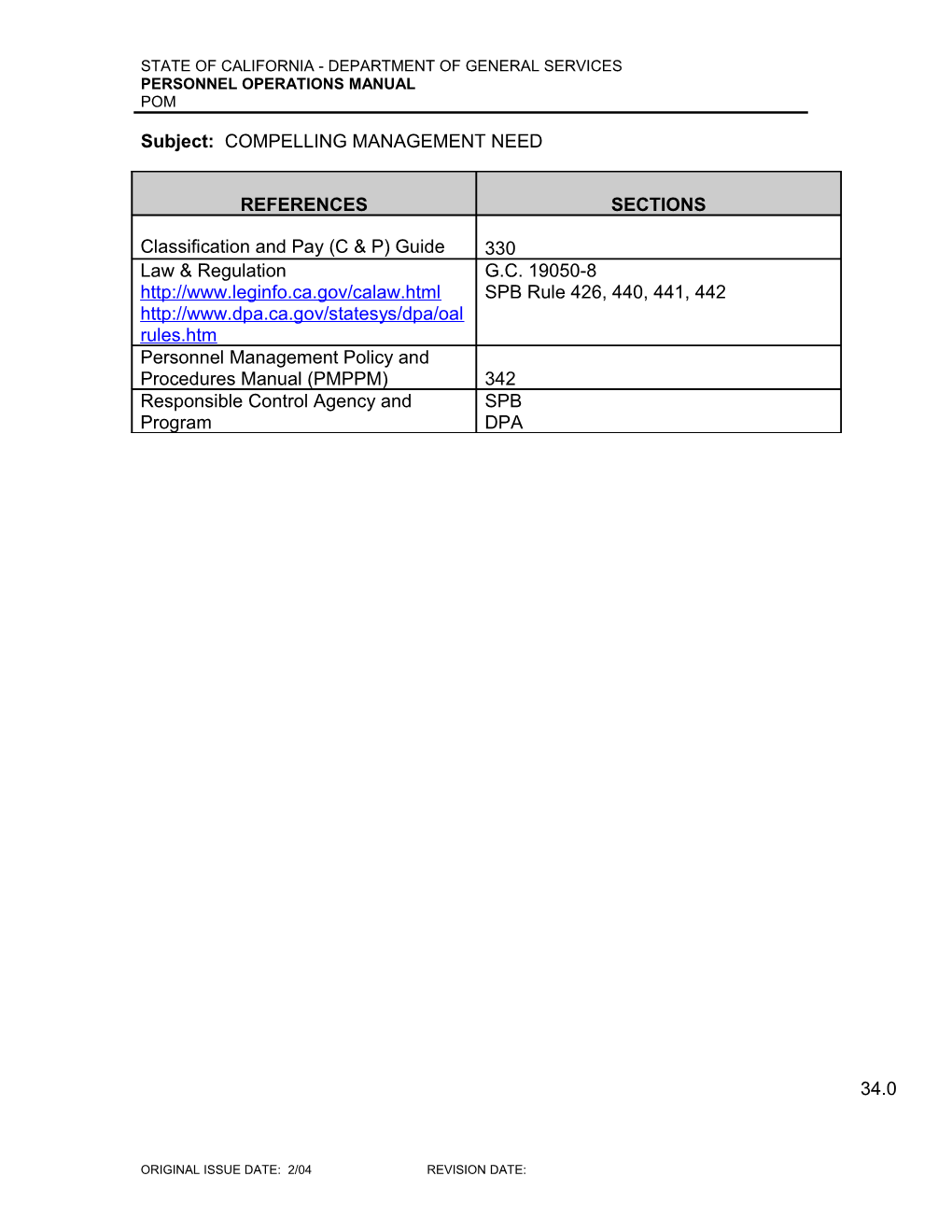 State of California - Department of General Services s3