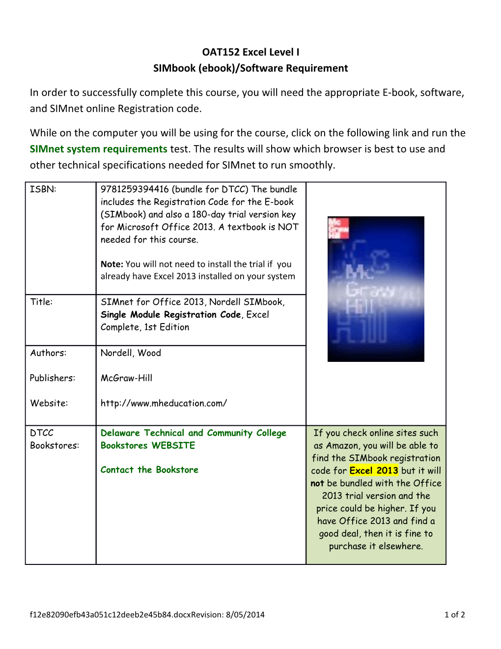Simbook (Ebook)/Software Requirement