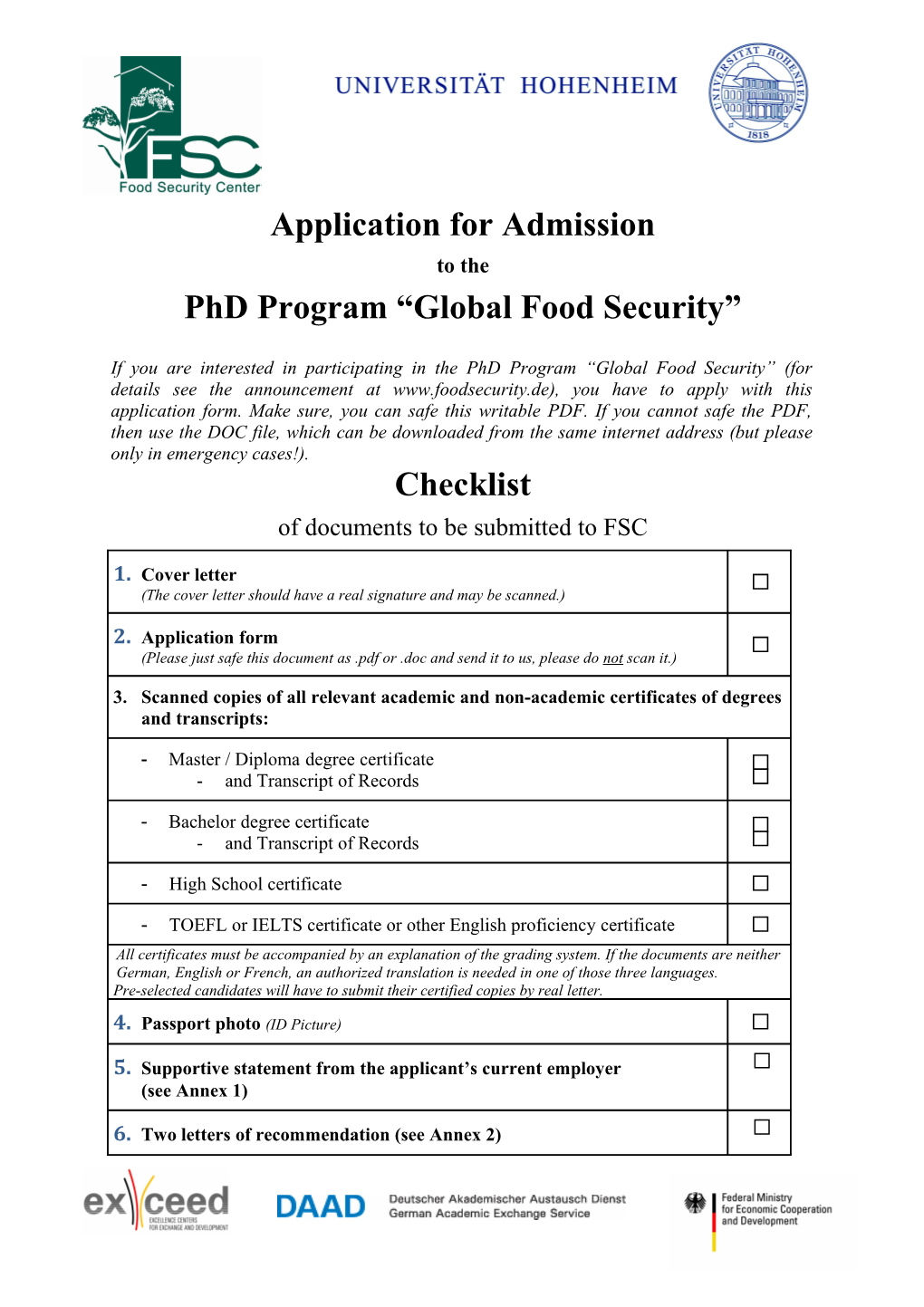 Application for Admission s16