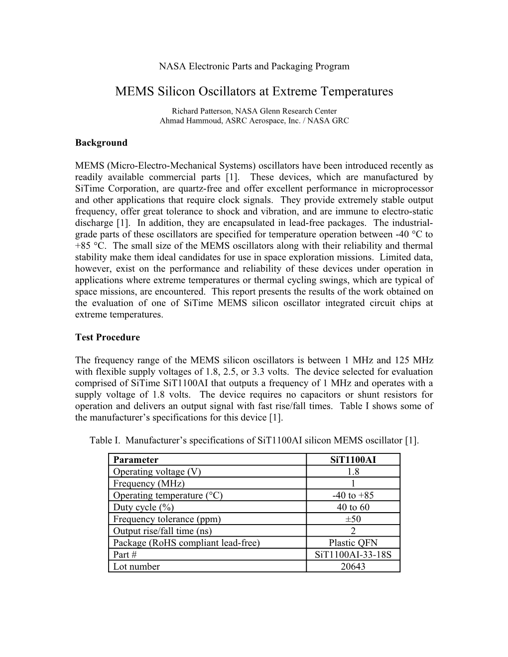 MEMS Silicon Oscillators at Extreme Temperatures