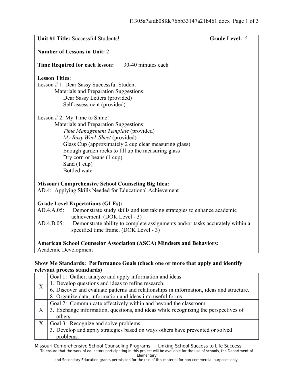 Instructional Activity 1 AD4-Gr5-Unit1 Page 1 of 3