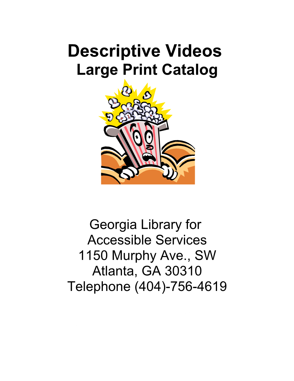 Descriptive Video Catalog