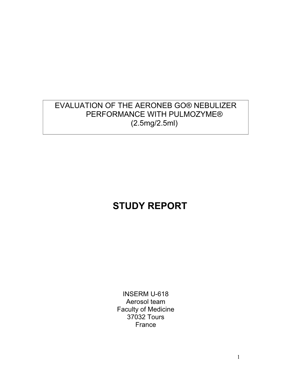 Evaluation of the Performance Of