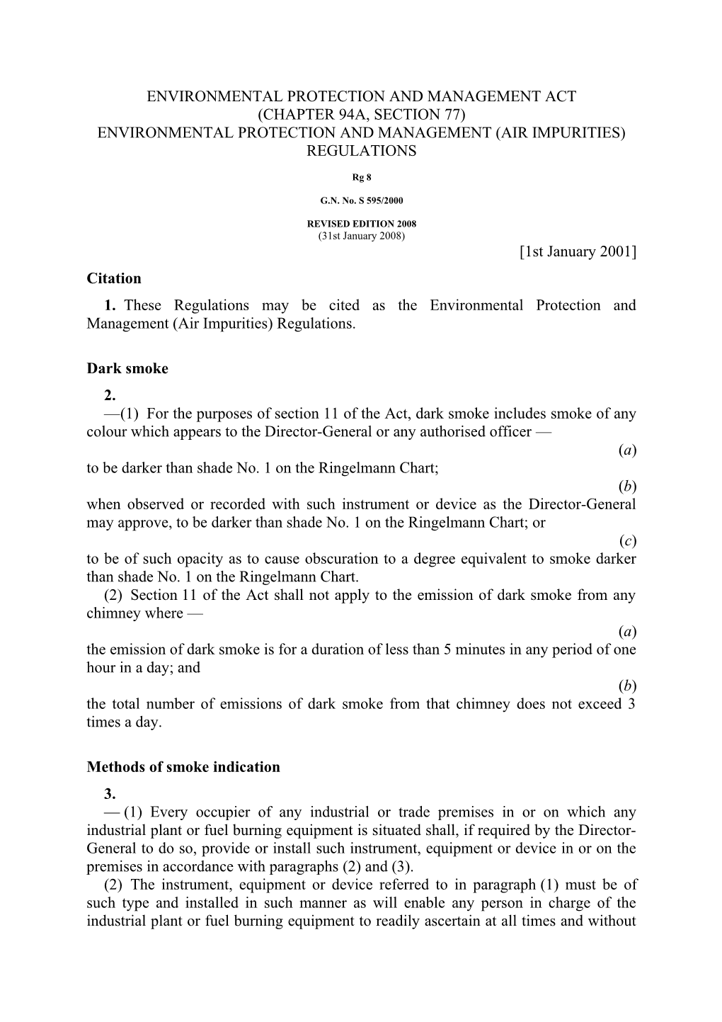 Environmental Protection and Management Act