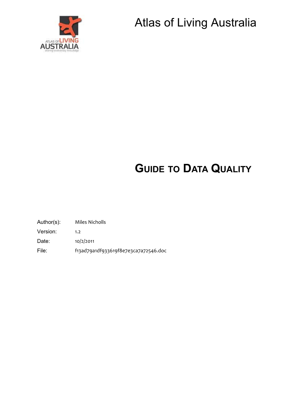 Data Quality Strategy