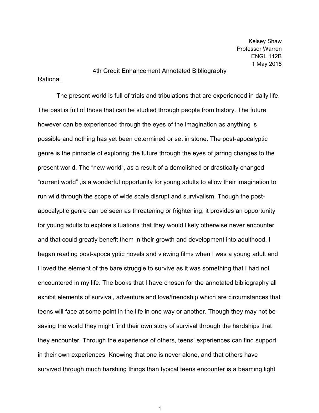4Th Credit Enhancement Annotated Bibliography
