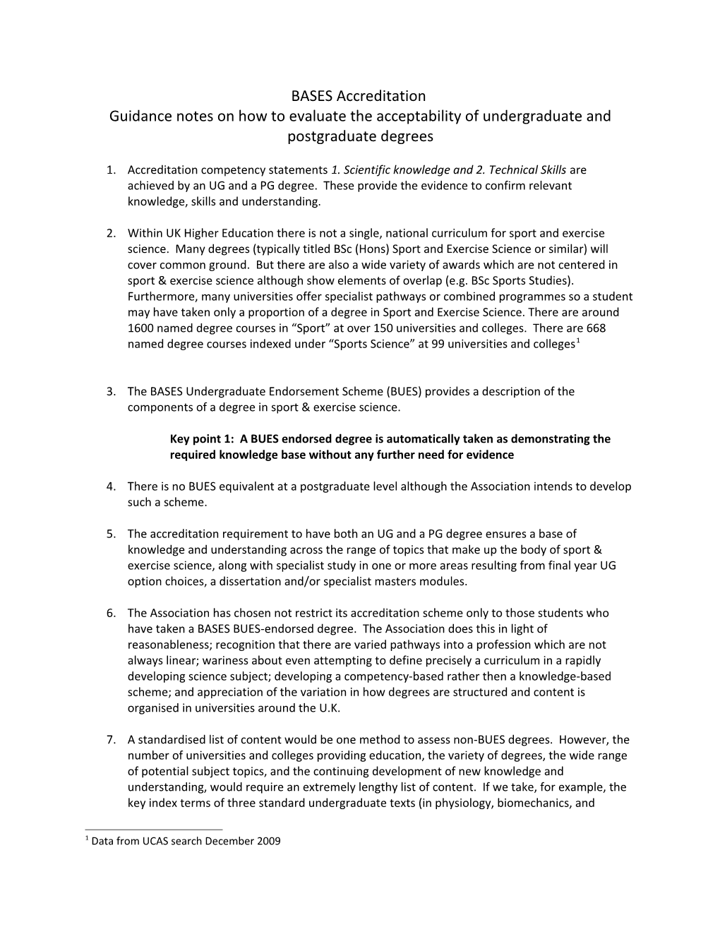 Guidance Notes on How to Evaluate the Acceptability of Undergraduate and Postgraduate Degrees