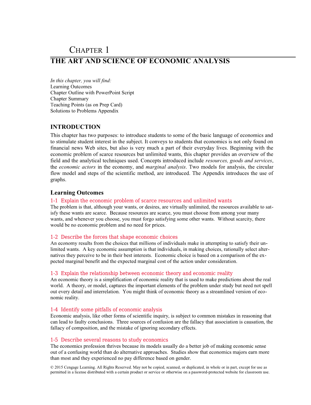 Chapter 1 the Art and Science of Economic Analysis 9
