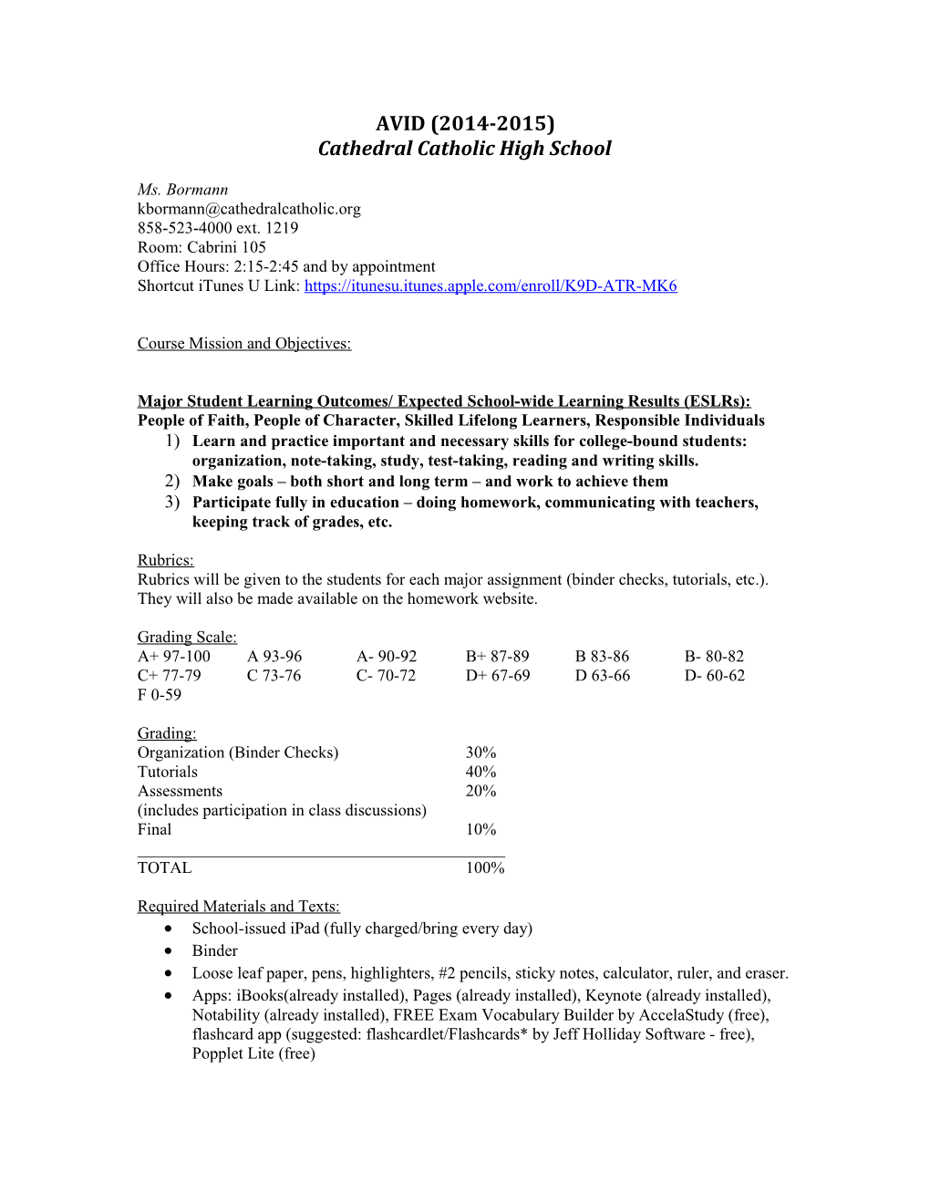 Cathedral Catholic High School s1