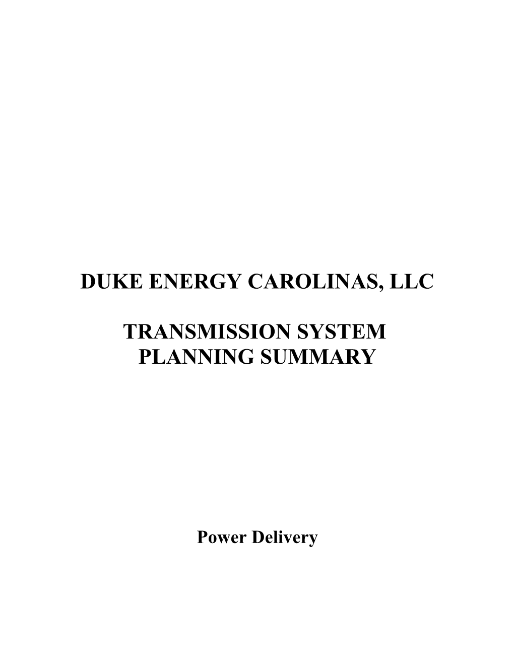 Duke Energy Carolinas, Llc