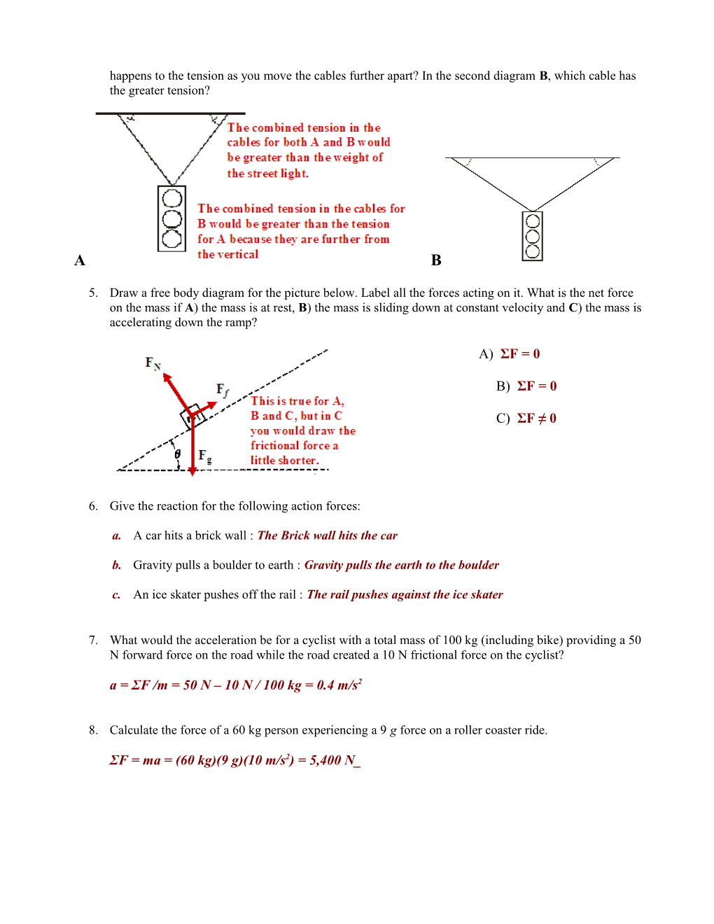 Physics Chapter 1-3 Review