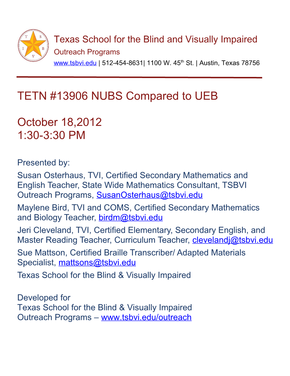 Texas School for the Blind and Visually Impaired s4