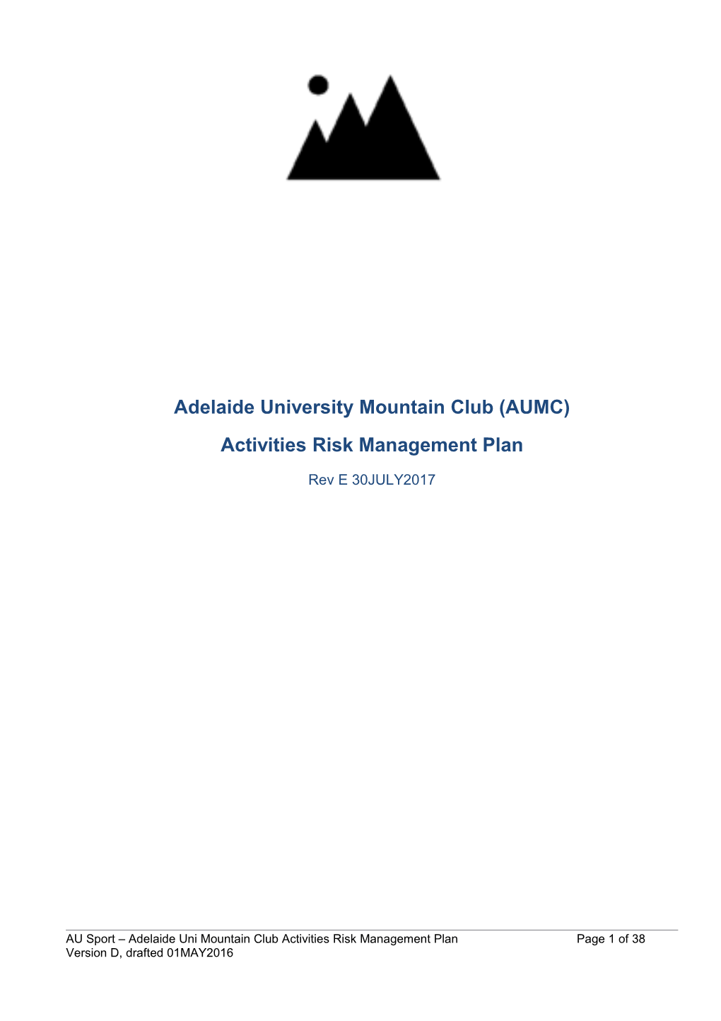 Adelaide University Mountain Club (AUMC)