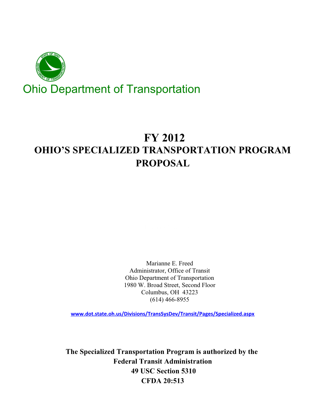 Ohio S Specialized Transportation Program s1